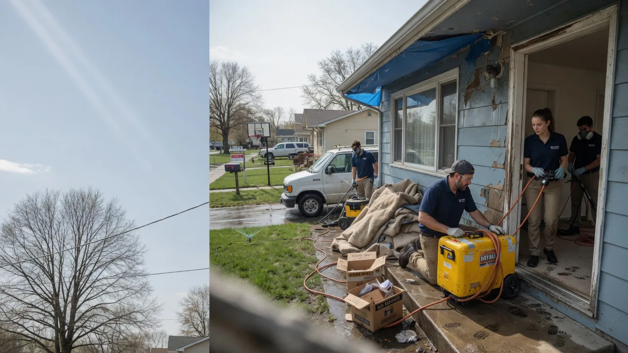 Basement Flood Cleanup in Elberfeld, IN near me